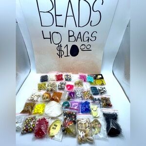 Beads ~ 40 Bags $10.00